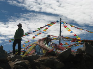 China, Ost Tibet, Gipfelfreude, Claudia